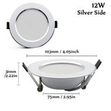 Waterproof LED Downlight 10PCS/lot AC220V-230V spot led Lamp 18W 15W 12W 9W 7W downlight Round Recessed Spot Light