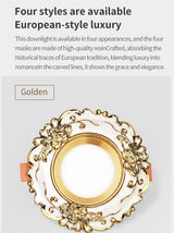 Spot LED Encastrable Led Downlights AC 220v  Ceiling Light Three-Color 3w 5W Recessed  Round Led Panel Light Indoor Lighting