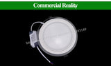 Dimmable LED Panel Light Round Glass Panel Downlight 6W 12W 18W Ceiling Recessed Lights SMD 5630 LED Panel Lamps AC85-265V