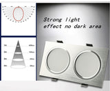 Square Bright Dimmable Downlights 7W 10W 14W 20W LED Ceiling lamp recessed COB Ceiling Spot lights ac85-265V LED Indoor Lighting