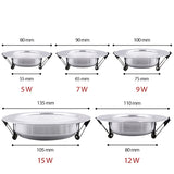 KARWEN 5W 7W 9W 12W 15W lampada LED downlight ceiling light AC 220V Cold Warm white indoor LED ceiling light for Bedroom