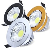 Super Bright Dimmable Led downlight light COB Ceiling Spot Light 3w 5w 7w 12w ceiling recessed Lights Indoor Lighting