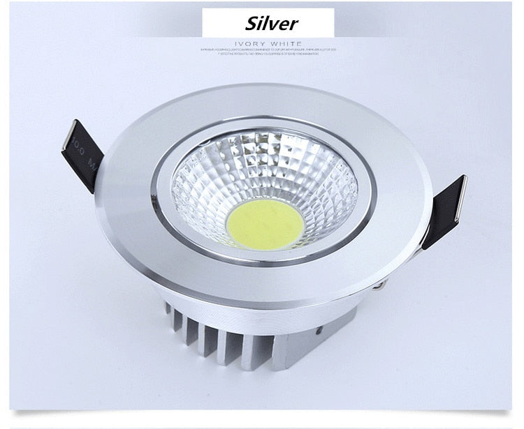 Super Bright Dimmable Led downlight light COB Ceiling Spot Light 3w 5w 7w 12w ceiling recessed Lights Indoor Lighting