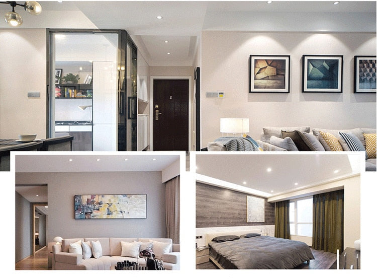 Super Bright Dimmable Led downlight light COB Ceiling Spot Light 3w 5w 7w 12w ceiling recessed Lights Indoor Lighting