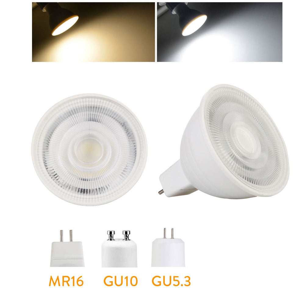 Dimmable 5W LED Bulb Spotlight GU10 MR16 110v 220V Spotlight Bulb Beam Angle 24 Degree Chandelier LED Lamp For Downlight  Light