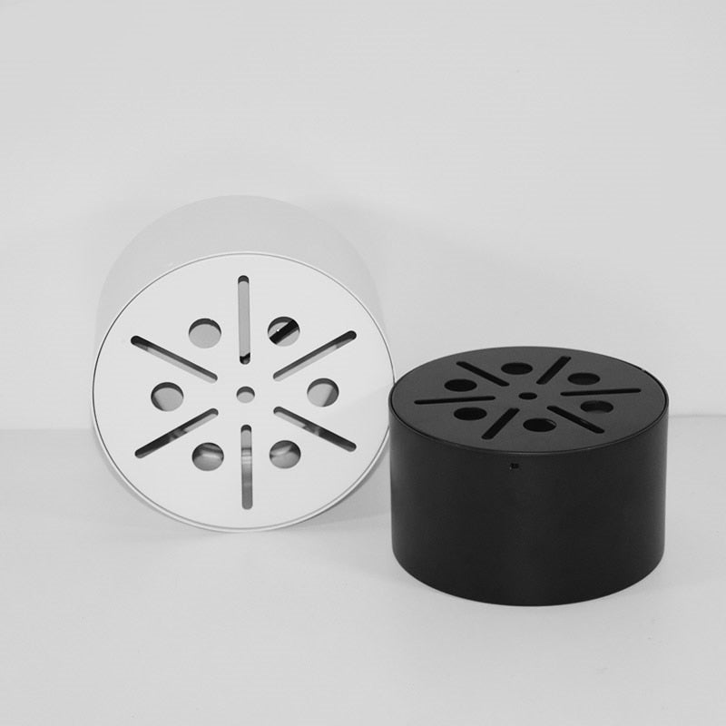 Dimmable led surface mounted downlight ceiling non-porous cylindrical spotlight anti-fog 5W-24W AC85-265V ceiling light