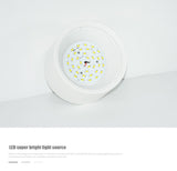 Dimmable led surface mounted downlight ceiling non-porous cylindrical spotlight anti-fog 5W-24W AC85-265V ceiling light