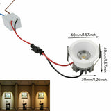 Mini LED COB Downlights 3W 40mm 100V-240V Jewelry Display Ceiling Recessed Cabinet Spot Lamp High Power + Driver 85-265v