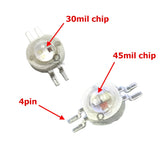 Real Full Watt 1W 3W High Power LED Lamp Bulb Diodes 10-100Pcs SMD 2.0-3.6V RGB LED For Spotlight Downlight DIY Beads