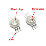 Real Full Watt 1W 3W High Power LED Lamp Bulb Diodes 10-100Pcs SMD 2.0-3.6V RGB LED For Spotlight Downlight DIY Beads