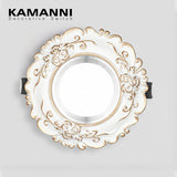 FLKL Castle Style LED Downlight Variable light 3W 5W Round Bulb Lamp Indoor Kitchen Study Bedroom AC 220V Recessed Spot Light