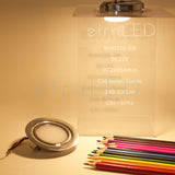 etrnLED Waterproof Spotlight Ultra Thin Recessed Led Downlight 12V 3W IP65 Cabinet Closet Bathroom Veranda Sauna Light Ceiling