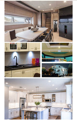 etrnLED Waterproof Spotlight Ultra Thin Recessed Led Downlight 12V 3W IP65 Cabinet Closet Bathroom Veranda Sauna Light Ceiling