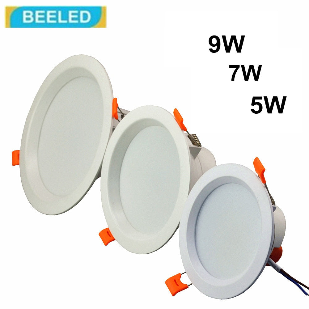 LED Downlights smart lamp led bulb 5W 7W 9W changable 3colors SMD 5733 dimming LED ceiling lamp aluminum downlights smart lamps