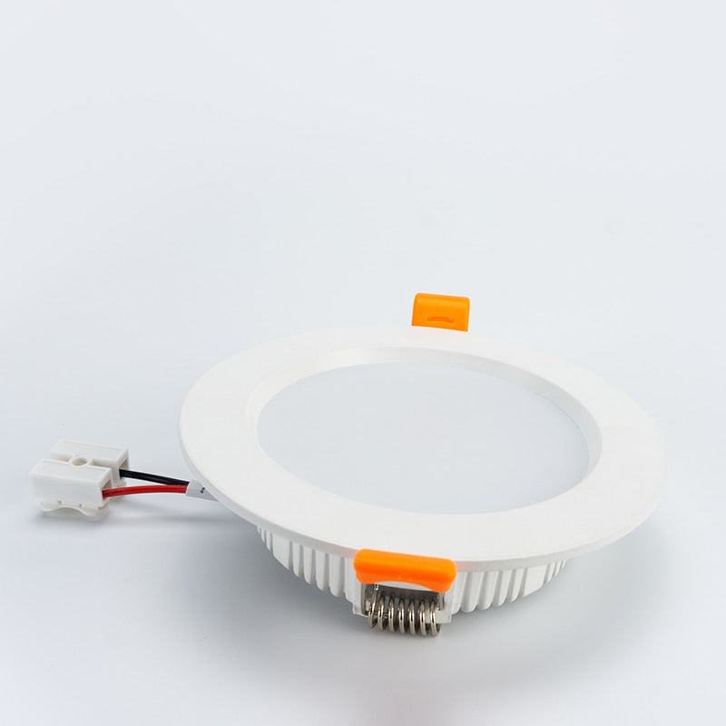Ultra Thin Led Downlight Lamp Ceiling Spot Light 6Pcs 3W 5W 7W 9W 12W 15W 18W SMD 220V Recessed Downlight Slim Round Panel Light