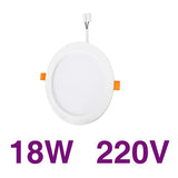 Ultra Thin Led Downlight Lamp Ceiling Spot Light 6Pcs 3W 5W 7W 9W 12W 15W 18W SMD 220V Recessed Downlight Slim Round Panel Light
