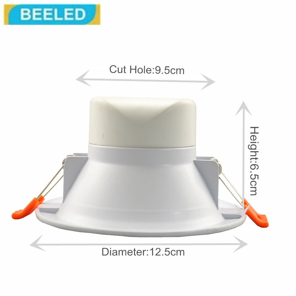 LED Downlights smart lamp led bulb 5W 7W 9W changable 3colors SMD 5733 dimming LED ceiling lamp aluminum downlights smart lamps