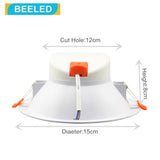 LED Downlights smart lamp led bulb 5W 7W 9W changable 3colors SMD 5733 dimming LED ceiling lamp aluminum downlights smart lamps