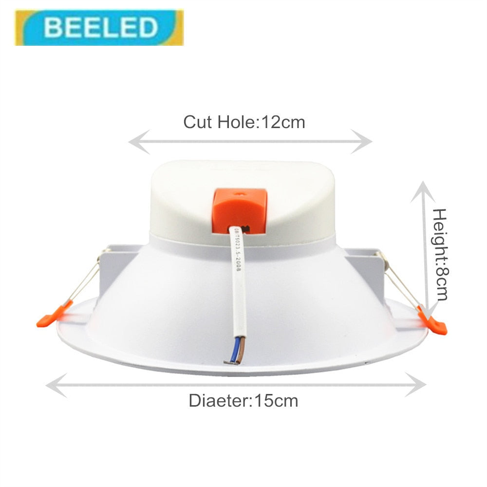 LED Downlights smart lamp led bulb 5W 7W 9W changable 3colors SMD 5733 dimming LED ceiling lamp aluminum downlights smart lamps