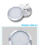 LED DownLight DC12v 3W Under Cabinet Wardrobe Showcase Lamp with Wire 3M back glue or screw installation Kitchen Dome Light