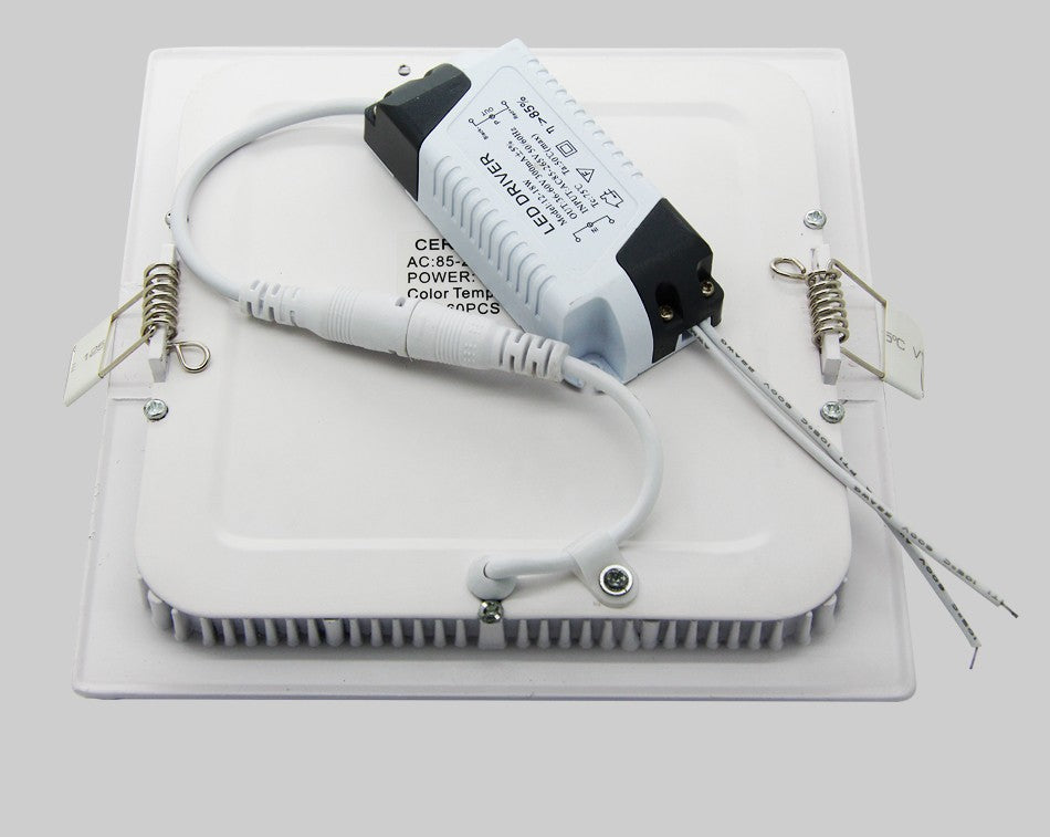 Ultra thin Design 3W 4W 6W 9W 12W 15W 18W LED Ceiling Recessed Grid Downlight / Slim Round And Square Flat Panel Light