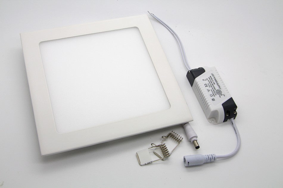 Ultra thin Design 3W 4W 6W 9W 12W 15W 18W LED Ceiling Recessed Grid Downlight / Slim Round And Square Flat Panel Light