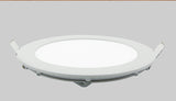 Ultra thin Design 3W 4W 6W 9W 12W 15W 18W LED Ceiling Recessed Grid Downlight / Slim Round And Square Flat Panel Light