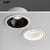 DBF 2021 Anti-Glare LED Ceiling Spot Light Honeycomb Nest Len Embedded Downlights 7W 12W 18W 20W for Hotel Pic Background Aisle