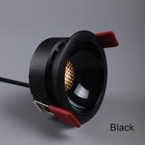 DBF 2021 Anti-Glare LED Ceiling Spot Light Honeycomb Nest Len Embedded Downlights 7W 12W 18W 20W for Hotel Pic Background Aisle