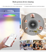 ZigBee RGB Smart LED Downlight Dimming Round Spot Light 7W 9W RGB + Warm + White Color Changing Light Works Alexa AC110-250V