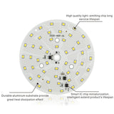 LED Chip for Downlight 10 PCS 3W 5W 7W 9W 12W 15W 18W SMD 2835 Round Light Beads AC 220V-240V Downlight Chip Lighting Spotlight