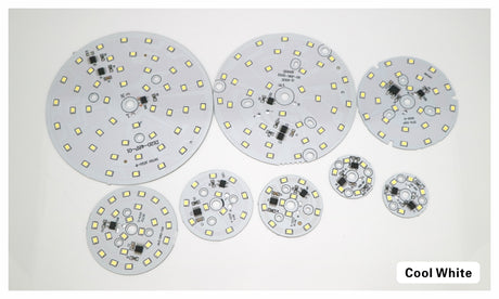 LED Chip for Downlight 10 PCS 3W 5W 7W 9W 12W 15W 18W SMD 2835 Round Light Beads AC 220V-240V Downlight Chip Lighting Spotlight