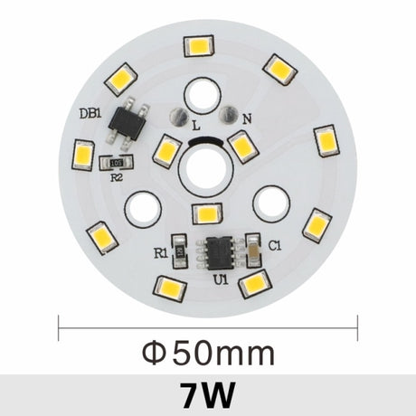 LED Chip for Downlight 10 PCS 3W 5W 7W 9W 12W 15W 18W SMD 2835 Round Light Beads AC 220V-240V Downlight Chip Lighting Spotlight