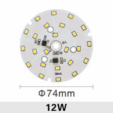 LED Chip for Downlight 10 PCS 3W 5W 7W 9W 12W 15W 18W SMD 2835 Round Light Beads AC 220V-240V Downlight Chip Lighting Spotlight