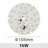 LED Chip for Downlight 10 PCS 3W 5W 7W 9W 12W 15W 18W SMD 2835 Round Light Beads AC 220V-240V Downlight Chip Lighting Spotlight