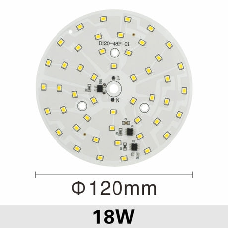 LED Chip for Downlight 10 PCS 3W 5W 7W 9W 12W 15W 18W SMD 2835 Round Light Beads AC 220V-240V Downlight Chip Lighting Spotlight