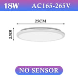Modern Led Ceiling Lights 110V 220V Motion Sensor Ceiling Light 20W 30W 40W Led Ceiling Lamp Smart Ceiling Light for Living Room