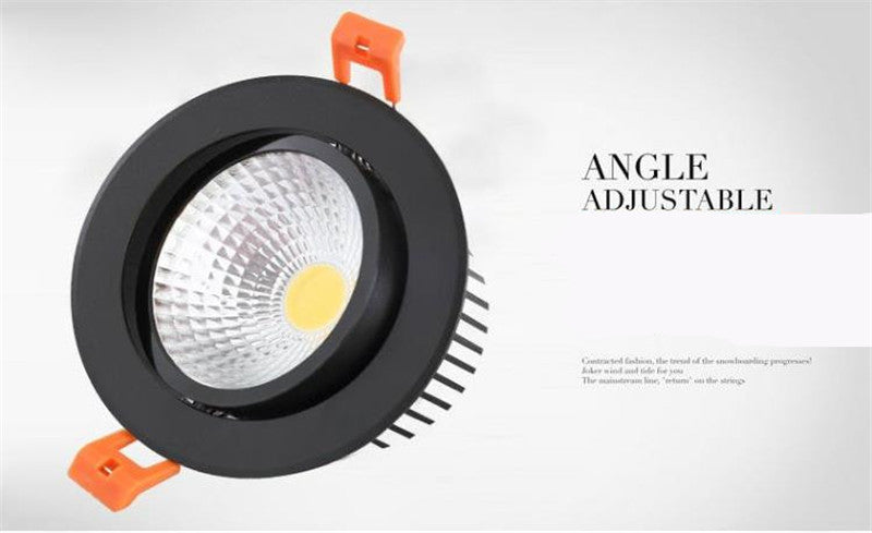 Dimmable LED Downlight Natural White Recessed Kitchen Bathroom Lamp 220V 110V 5W 7W 9W 12W LED down lights Warm White Cool White