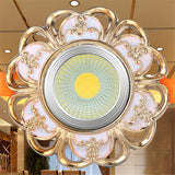 European Style Resin Garland Led Ceiling Lamp Led Recessed Spot Down Lights Indoor Living Room Lighting Fixture Home Decoration