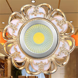 European Style Resin Garland Led Ceiling Lamp Led Recessed Spot Down Lights Indoor Living Room Lighting Fixture Home Decoration