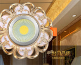 European Style Resin Garland Led Ceiling Lamp Led Recessed Spot Down Lights Indoor Living Room Lighting Fixture Home Decoration