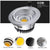 Adjustable Angle Dimmable LED COB Downlight 6W 9W 12W 18W Recessed Ceiling Lamp AC110V 220V Downlight Spot Light Home Decor