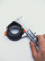 Round GU10 Recessed Downlight Replacement Kit Black MR16 Fitting Mounting Ceiling Spot Lights Frame GU5.3 Lamp Socket Holder