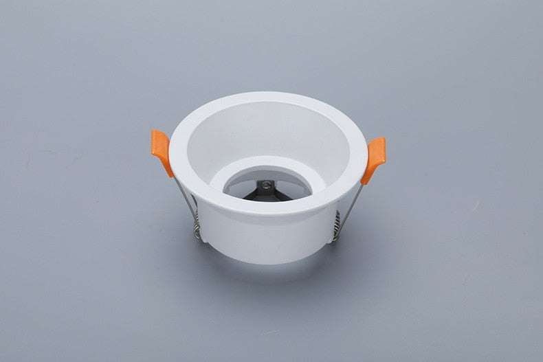 Round GU10 Recessed Downlight Replacement Kit Black MR16 Fitting Mounting Ceiling Spot Lights Frame GU5.3 Lamp Socket Holder