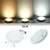 Dimmable Ultra thin 3W/4W/6W/9W/12W/15W/25W LED Ceiling Recessed Grid Downlight / Slim Round Panel Light + driver