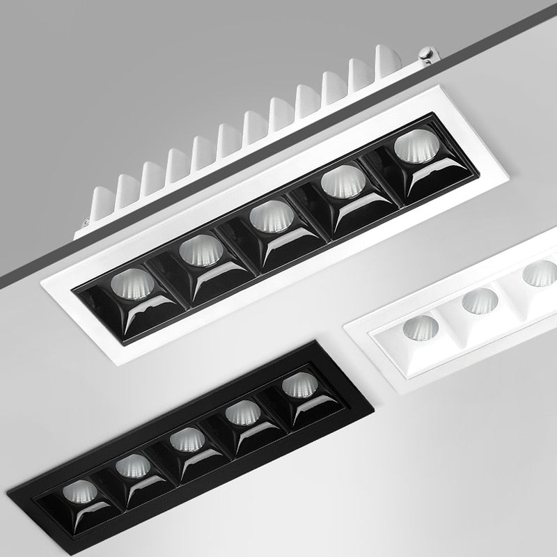 Dimmable COB LED Downlight 30W 20W 10W 6W 4W 2W Line Recessed Lamp 110V 220V Led Bulb Bedroom Kitchen Indoor Spot Lighting