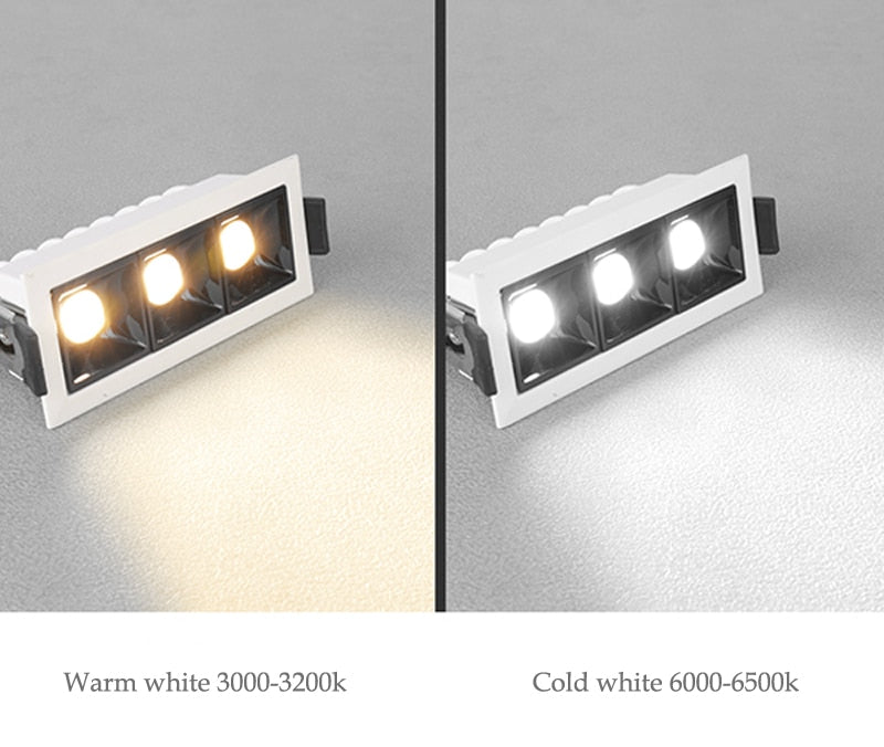 Dimmable COB LED Downlight 30W 20W 10W 6W 4W 2W Line Recessed Lamp 110V 220V Led Bulb Bedroom Kitchen Indoor Spot Lighting