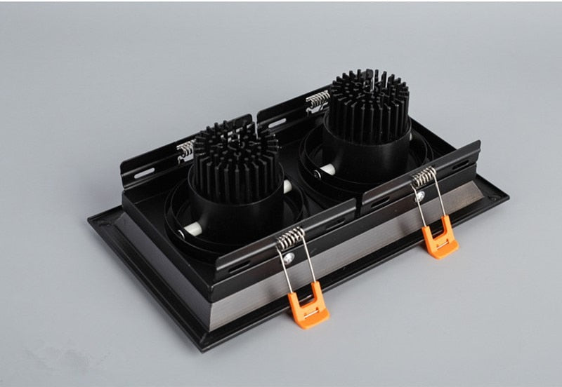 Super Bright Recessed square LED Dimmable Downlight COB 10W 20W 30w LED Spot light LED decoration Ceiling Lamp