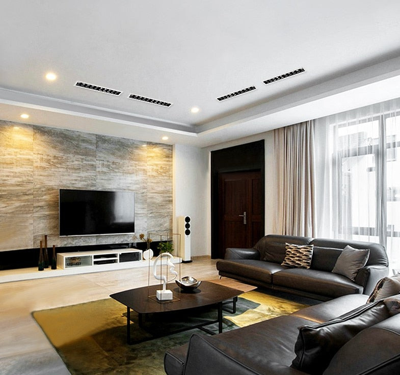 Dimmable LED Downlight Spot Light line light bar creative linear long strip CRI&gt;85 living room corridor light Recessed Light