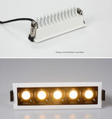 Dimmable LED Downlight Spot Light line light bar creative linear long strip CRI>85 living room corridor light Recessed Light